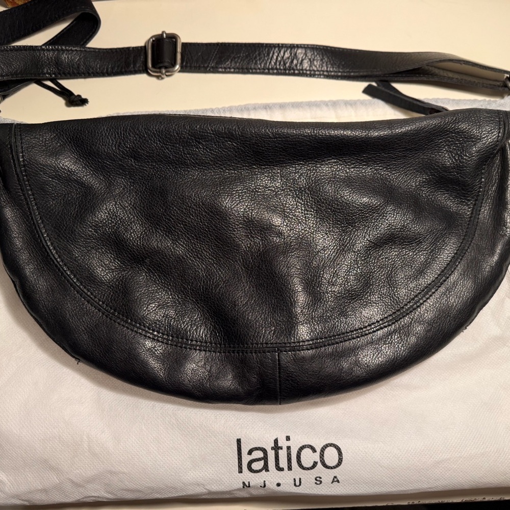 Latico Leather Black Callie Sling